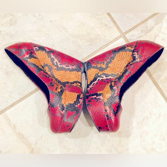 🐾🐆Aldo Animal Print platform Wedge Heels 🐆🐾 - Picture 2 of 15